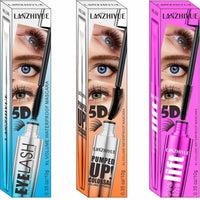 Spacewallart makeup mascara for beauty, showing a sleek black tube with a curved wand and bristle brush for eyelash enhancement.