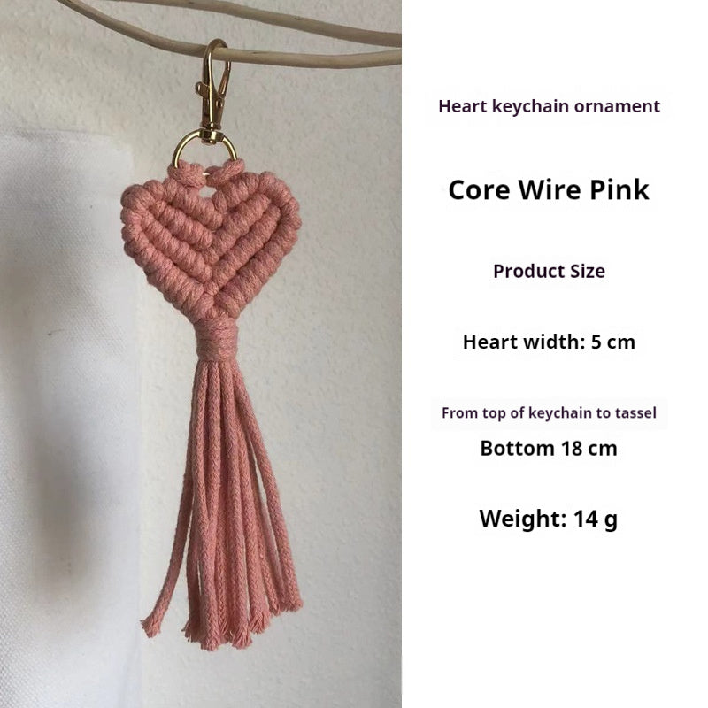Hand-woven key accessory by Spacewallart featuring creative, small gift-style apparel item with intricate craftsmanship.