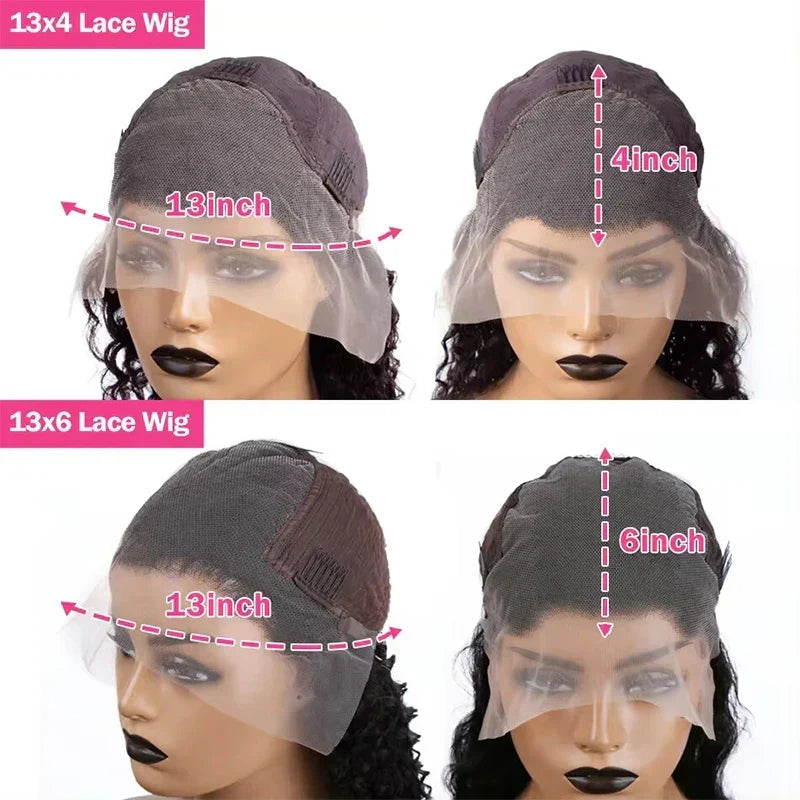 Body Wave human hair wig by Spacewallart featuring natural-looking, soft, wavy hair styled for a realistic appearance.