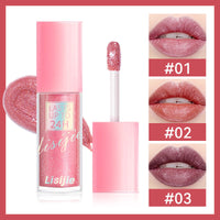 Full English lipstick in a sleek beauty tube by Spacewallart, featuring vibrant red lipstick with a glossy finish.