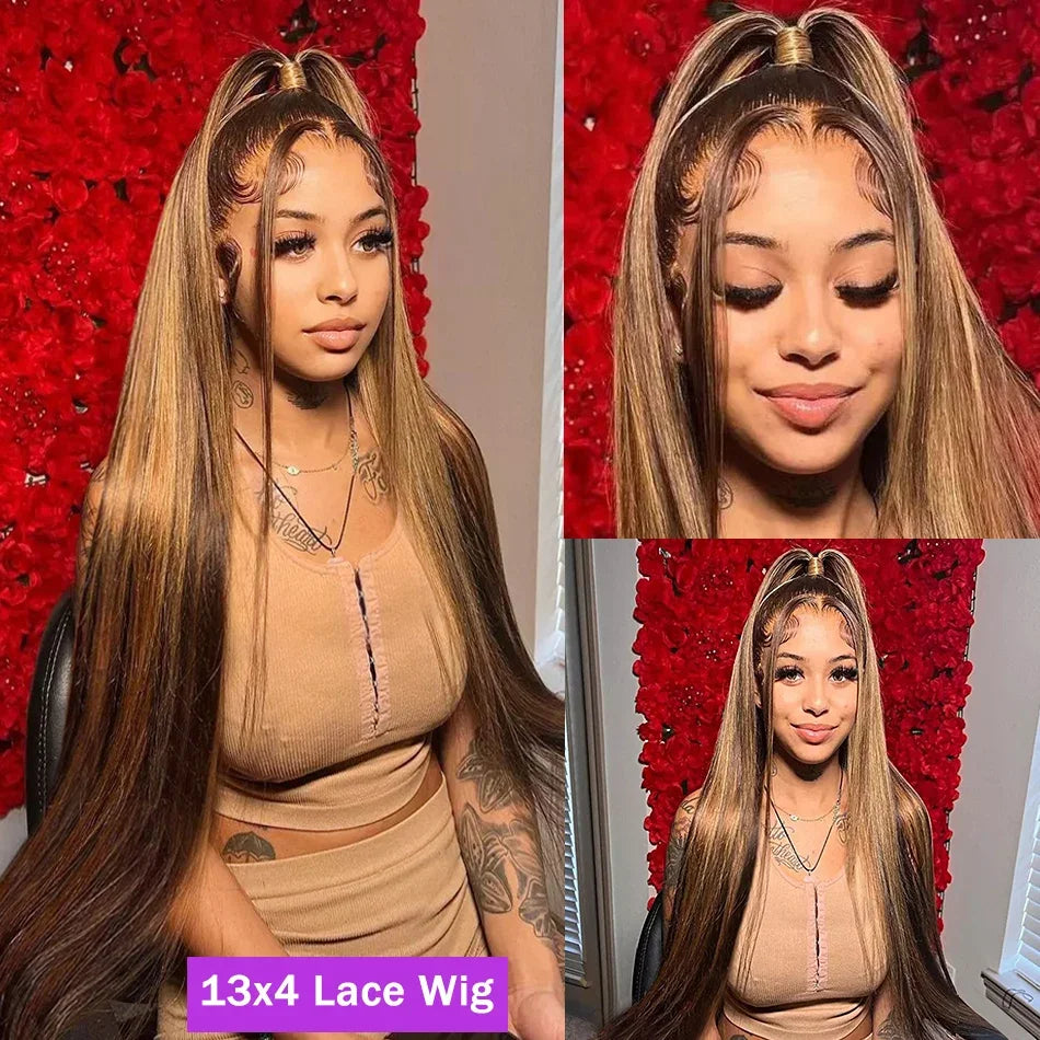 Colored HD lace front human hair wig by Spacewallart, showcasing vibrant hair with natural lace front for a seamless look.