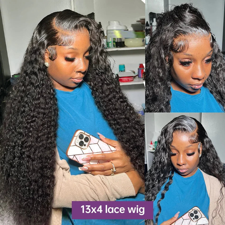 HD Lace Frontal Wig by Spacewallart, showcasing natural hairline, straight hair texture, and lace front for a seamless look.