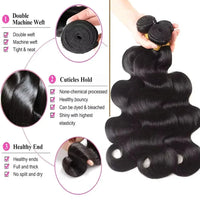 Brazilian raw human hair wig by Spacewallart, showing soft, natural hair texture and realistic hairline in a close-up image.