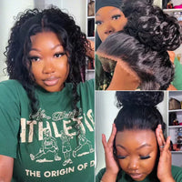 Deep wave strap snug fit wig by Spacewallart, showcasing luscious, curly hair with a secure fit and natural texture.