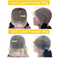 Deep Wave HD Lace Front Human Hair Wig by Spacewallart showcasing natural deep wave texture and lace front design.