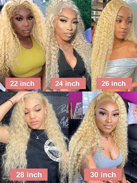 Deep loose wave transparent curly wig by Spacewallart, showcasing flowing, textured curly hair on a natural head model.