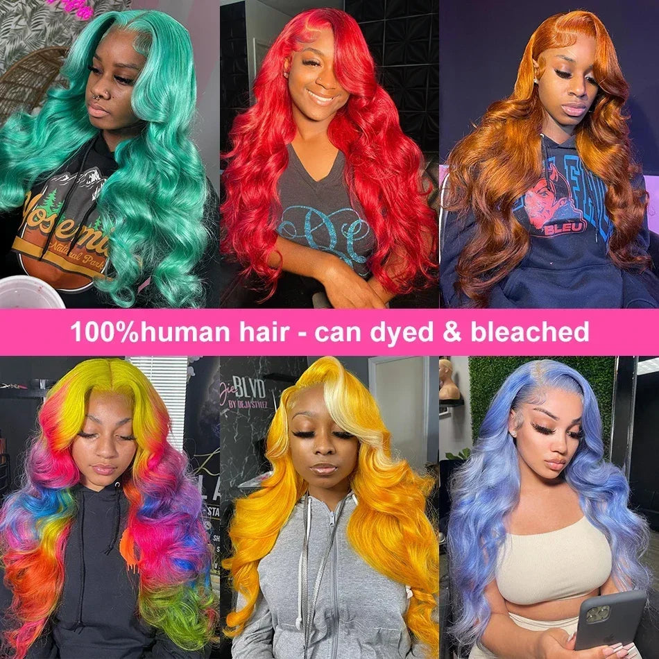 Transparent lace Brazilian human hair wig by Spacewallart featuring natural, curly Brazilian hair with a transparent lace front.