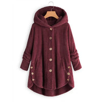 Spacewallart plush hoodie in soft fabric, featuring a cozy design and hood, perfect for comfortable casual wear.