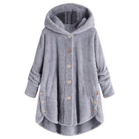 Spacewallart plush hoodie in soft fabric featuring a cozy design, perfect for comfortable casual wear.