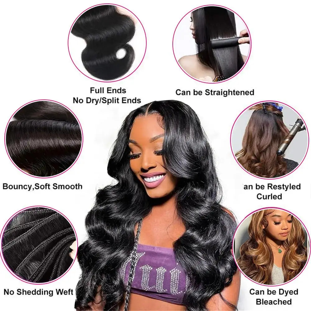 Brazilian raw human hair wig by Spacewallart, showcasing natural black hair with a full, realistic style.