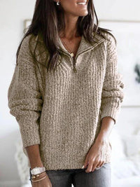 Spacewallart Spingi Sweater, cozy knit apparel featuring a stylish, comfortable design in a close-up view.