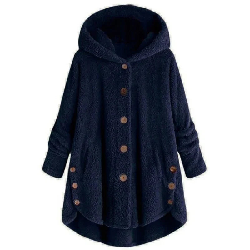 Spacewallart plush hoodie in soft fabric, featuring a cozy, stylish design perfect for casual wear and comfort.