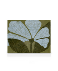 Spacewallart Leaf It to Me canvas print featuring botanical leaf designs on a textured art canvas.