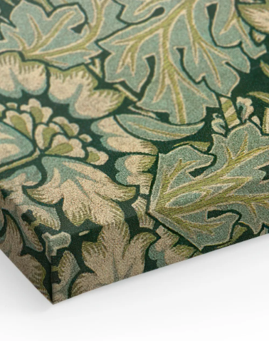 William Morris Anemone canvas print by SpaceWallArt featuring vibrant floral artwork on a textured canvas.