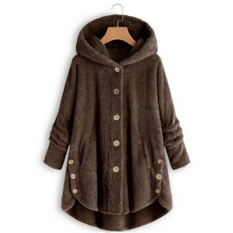 Soft plush hoodie from Spacewallart featuring a cozy design and a comfortable fit, ideal for casual wear.
