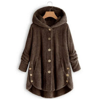 Soft plush hoodie from Spacewallart featuring a cozy design and a comfortable fit, ideal for casual wear.