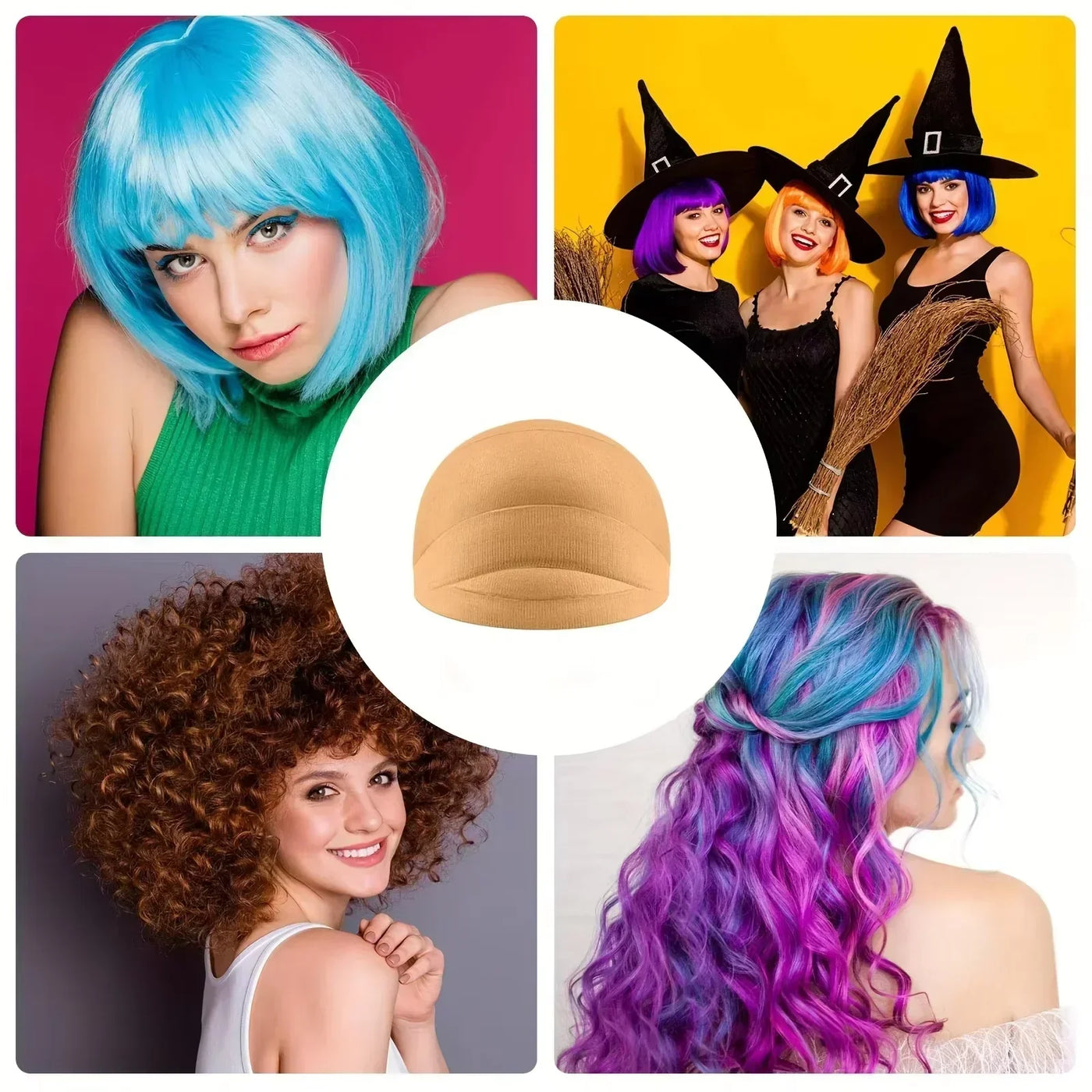 Real Remy Brazilian human hair wig by Spacewallart, showcasing long, natural Brazilian hair styled for a realistic look.