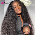 Curly Wave Glueless Hair Wig by Spacewallart featuring natural curls and easy wear, shown on a mannequin.