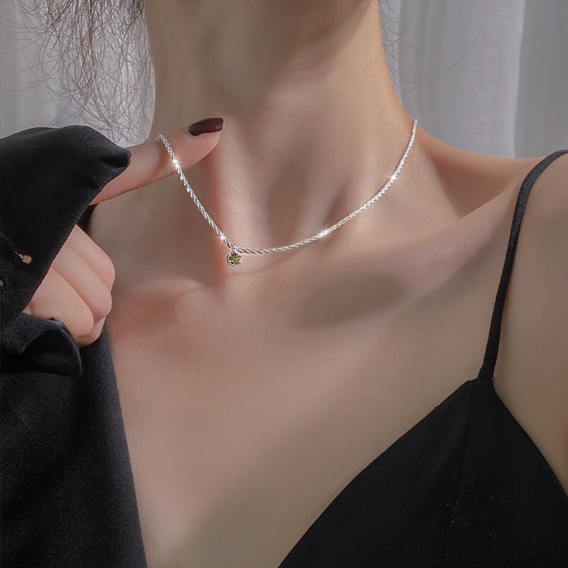 Mini Starry Necklace by Spacewallart featuring a delicate star-shaped pendant on a fine chain, perfect for accessories.