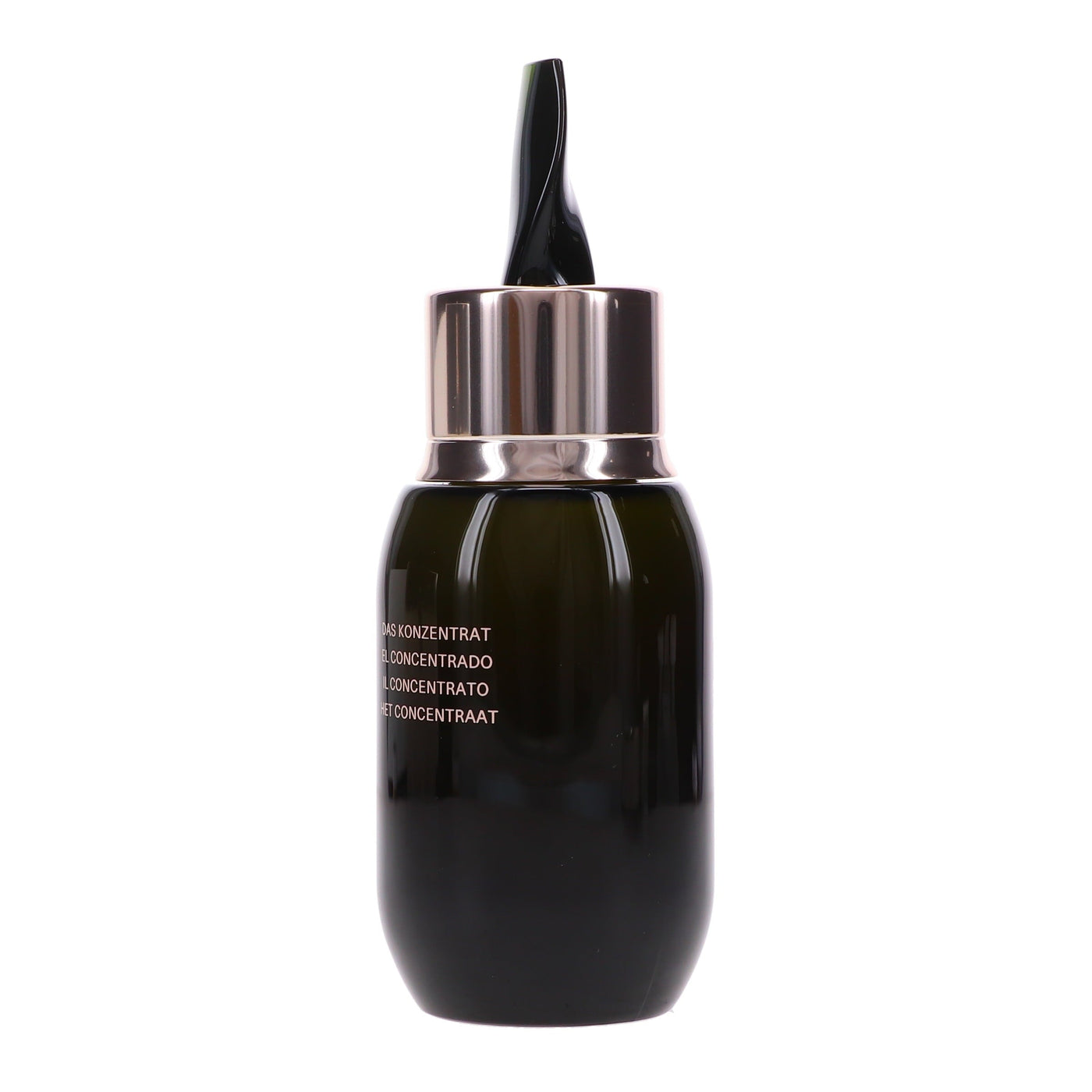 La Mer The Concentrate 1.7 oz bottle showing the sleek, luxurious glass packaging with the product label visible.