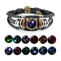 Spacewallart zodiac sign bracelet, stylish accessories featuring celestial symbols and adjustable bands for astrology enthusiasts.
