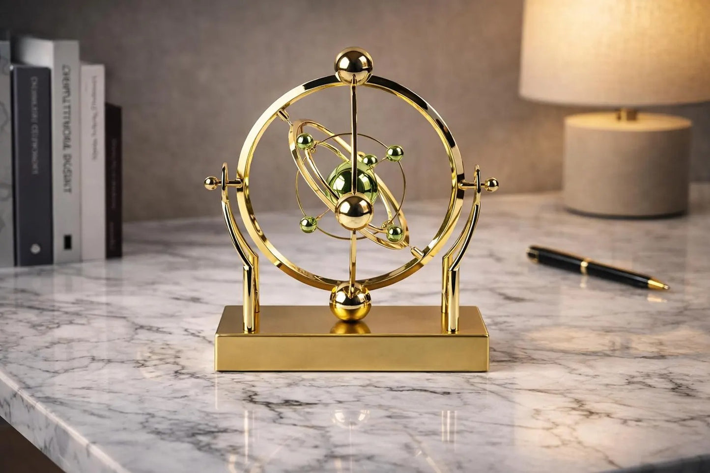 Celestial Desk Sculpture – Luxury Astronomical Desk Decor