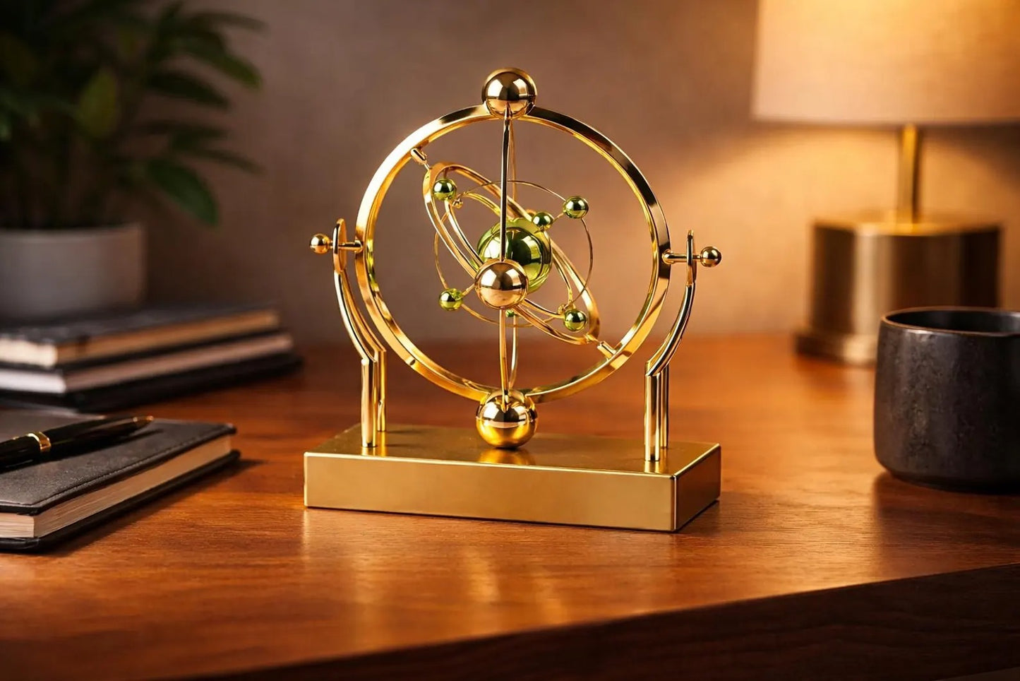 Celestial Desk Sculpture – Luxury Astronomical Desk Decor