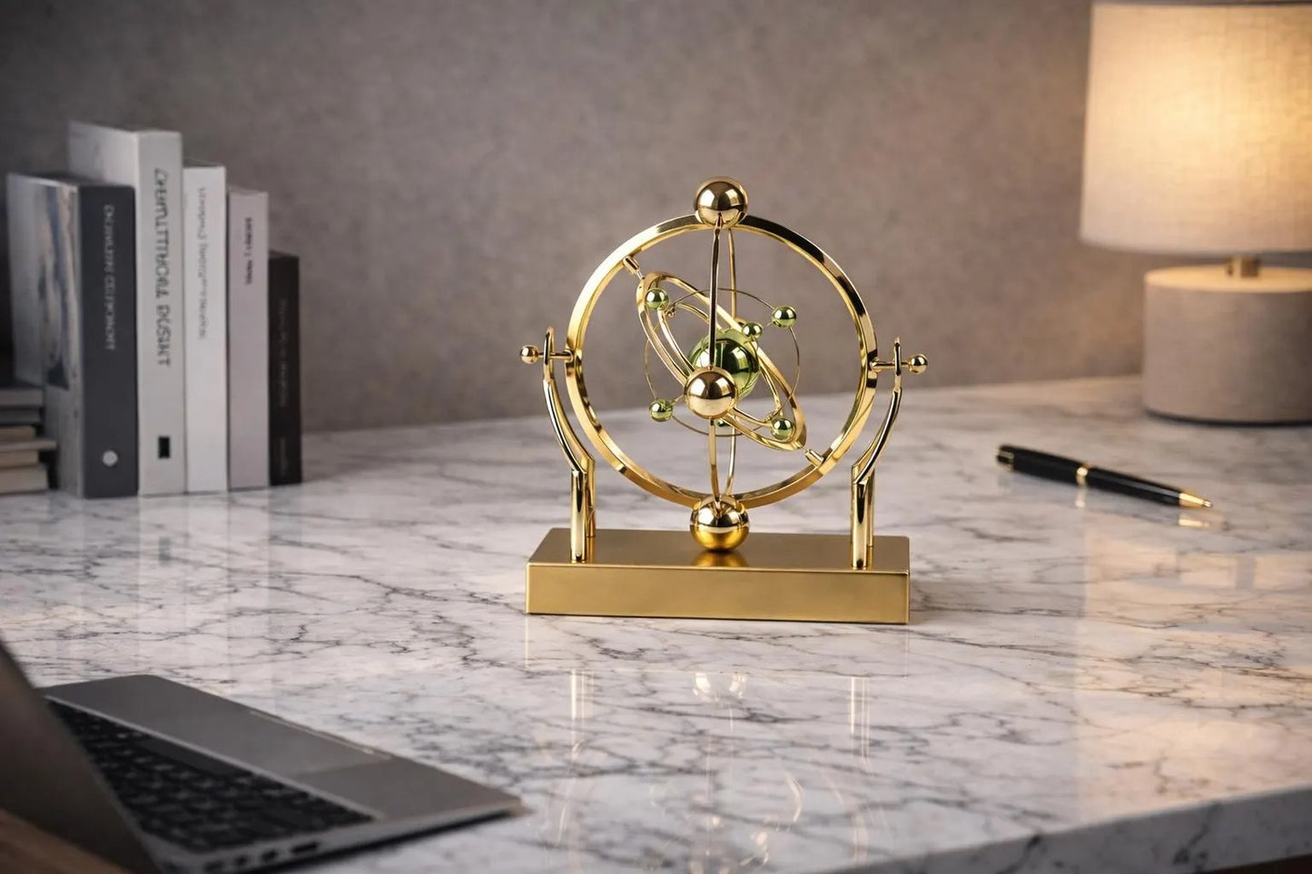Celestial Desk Sculpture – Luxury Astronomical Desk Decor