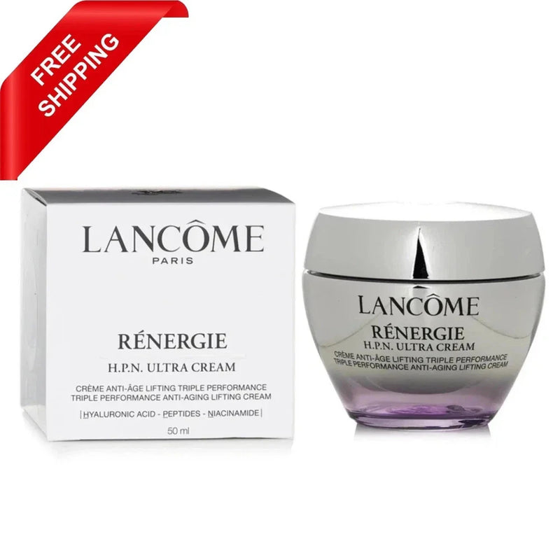 Lancôme Rénergie H.P.N. 300-Peptide Cream jar with 1.69 oz capacity, sealed for skincare and anti-aging benefits