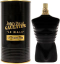 Jean Paul Gaultier Le Male Le Parfum for Men 4.2 oz authentic Eau de Parfum in sealed bottle, displayed on a neutral background
