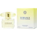 Versace Yellow Diamond Eau de Toilette for women, 3 oz, featuring a yellow bottle and elegant floral design.