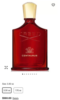 Spacewallart Creed Centaurus Eau de Parfum unisex bottle, 3.3 oz / 100 ml, new in box, stylish perfume packaging