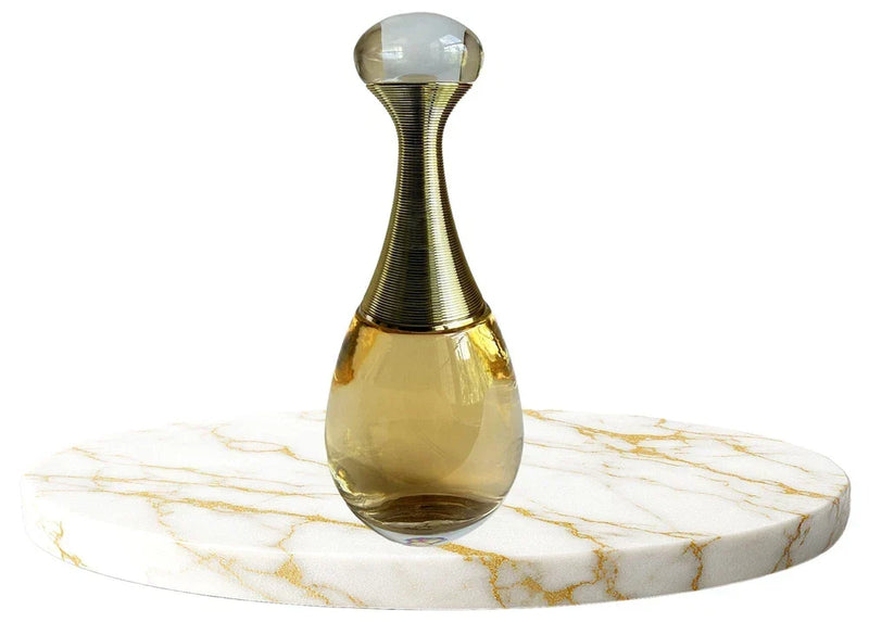 Christian Dior J'adore Eau de Parfum for women, 3.4 oz, with elegant glass bottle and floral fragrance design.