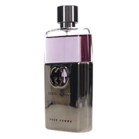 Gucci Guilty Pour Homme Eau de Toilette for Men in 3 oz bottle, with sleek packaging and stylish design.