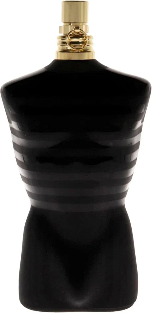 Jean Paul Gaultier Le Male Le Parfum Eau de Parfum for Men in sealed 4.2 oz bottle, featuring sleek packaging and authentic design.