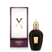 Spacewallart Xerjoff fragrance collection with four unisex Eau de Parfum bottles, including Erba Pura, Opera, Coro, and Soprano.