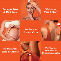 Bio-Oil skincare body oil serum by Spacewallart for scars, stretch marks, and skin hydration, shown in a sleek bottle.