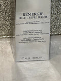 Lancôme Rénergie H.C.F. Triple Serum anti-aging face serum in sealed bottle, designed for skin rejuvenation and hydration.