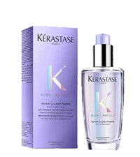 Kérastase Blond Absolu Huile Cicaextreme beautifying oil in 100ml bottle, designed for hair nourishment and shine.