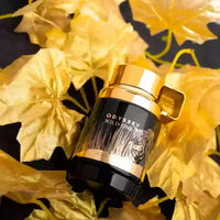 Armaf Odyssey Wild One Gold Edition Eau de Parfum for Men 3.4 oz bottle with gold accents, authentic fragrance by Spacewallart