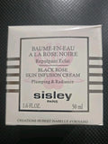 Sisley Black Rose Skin Infusion Cream jar showing the luxurious black rose-infused skincare product for radiant, plumping skin.