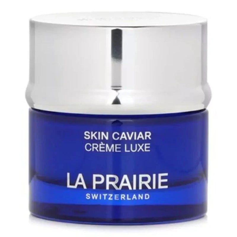 Spacewallart La Prairie Skin Caviar Luxe Cream jar showing luxurious packaging and creamy texture for anti-aging and firming skincare