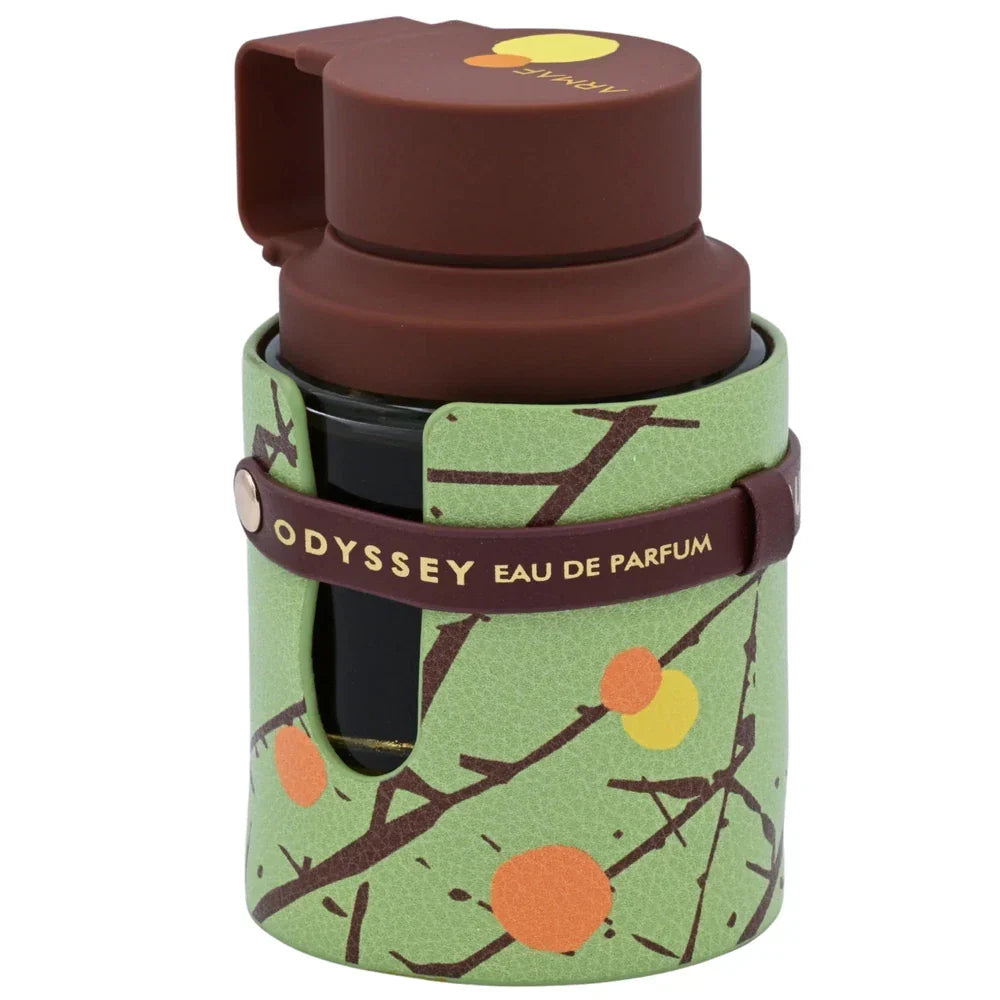 Armaf Odyssey Dubai Chocolat Eau de Parfum for Men in 3.4 oz bottle, authentic and new, displayed in a box.