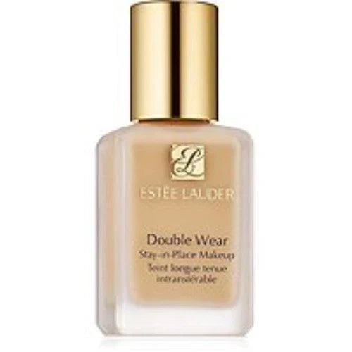 Estée Lauder Double Wear Stay-in-Place Foundation Shade 1W1 Bone, 1 oz bottle with pump, displayed on a white background.