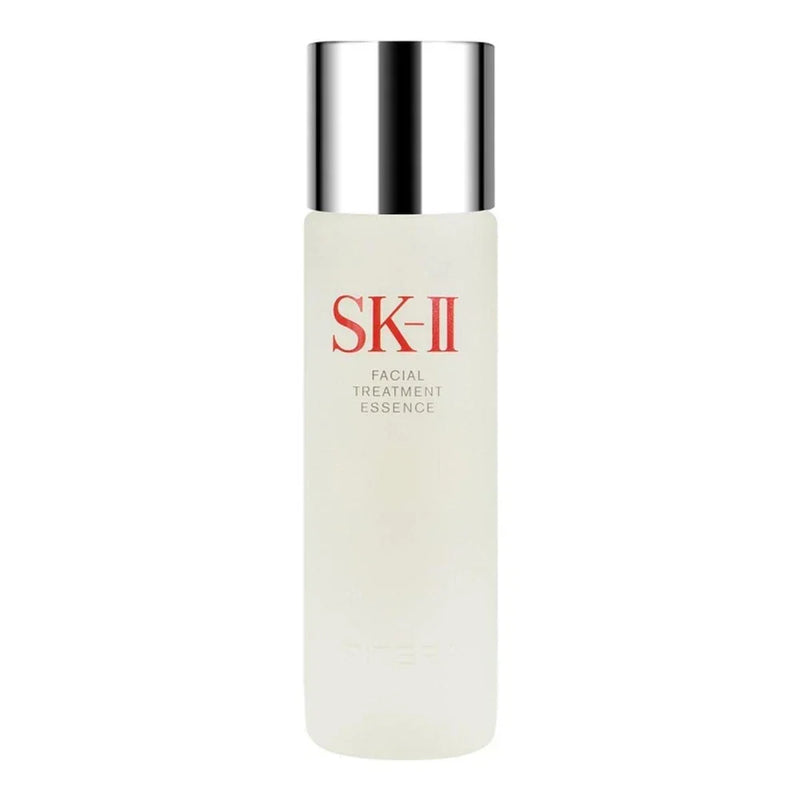 Spacewallart SK-II Facial Treatment Essence 230ml bottle with clear liquid inside, skincare product for radiant skin.