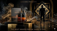Azzaro The Most Wanted Men’s parfum spray bottle, 3.38 oz (100 ml), with sleek design and brand logo on the label.