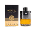 Azzaro Wanted by Night Eau de Parfum for Men in a 3.4 oz bottle, displayed in a new box, with a sleek, dark-colored design.