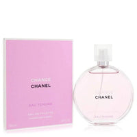 Chanel Chance Eau Tendre Eau de Toilette for Women in 3.4 oz bottle, sealed, featuring elegant perfume packaging and branding.