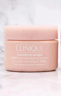 Clinique Moisture Surge 100H Auto-Replenishing Hydrator 1 oz jar, skincare moisturizer for deep hydration, by Spacewallart