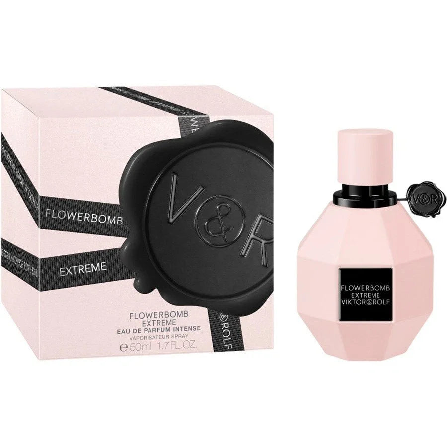 Viktor & Rolf Flowerbomb Extreme Eau de Parfum for Women in a sleek bottle, available in 1.7 oz size, authentic fragrance by Spacewallart